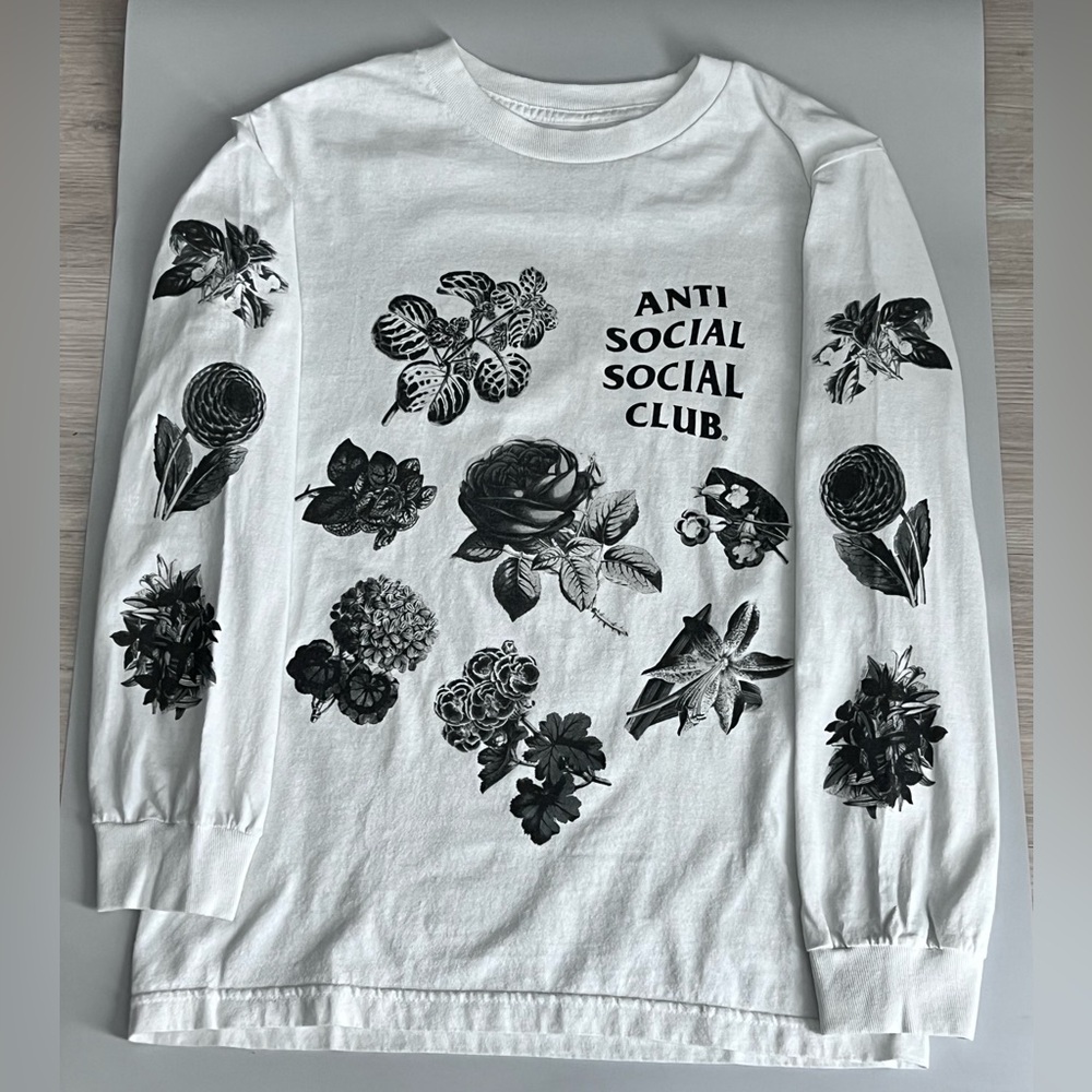 Anti Social Social Club White Long sleeve Tee